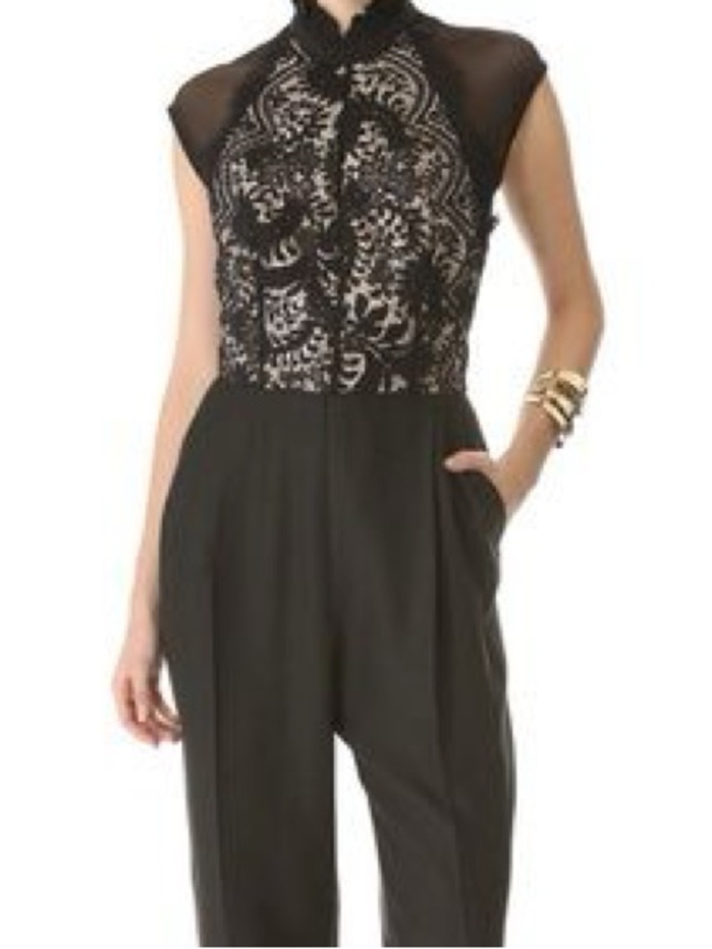 Brand New w Tags! LOVER THE LABEL Black Lace Eternity Romper Size AU 10 / US 6